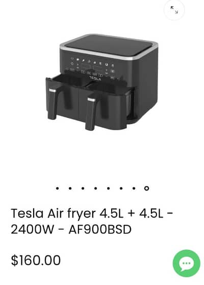 Tesla airfryer used only 1 time