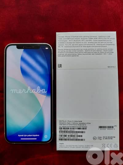 iphone 12, white color for sale