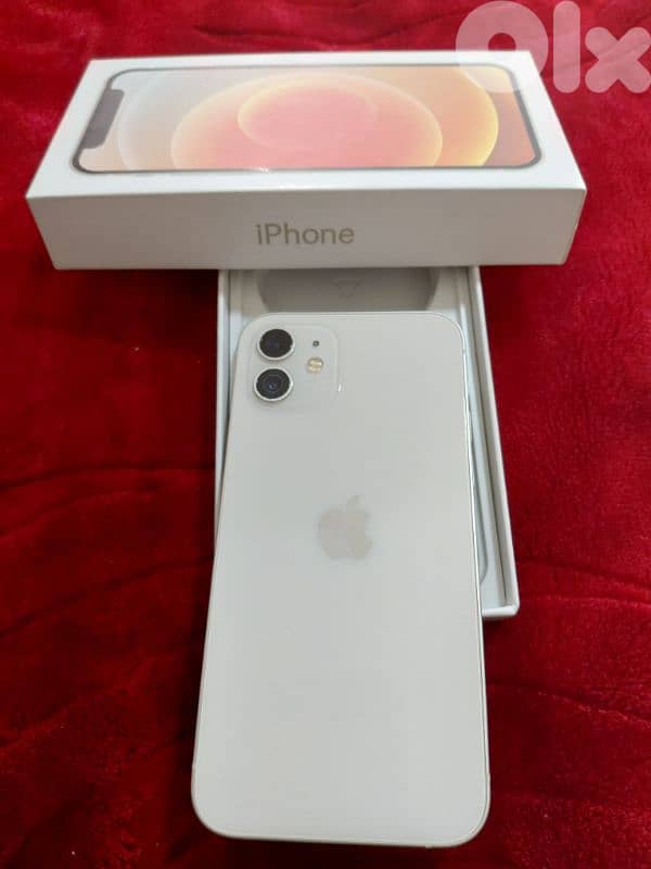 iphone 12, white color for sale 3