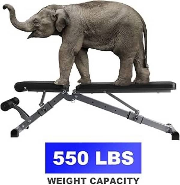 Kitopa Adjustable Weight Bench, Multifunctional Weight 4