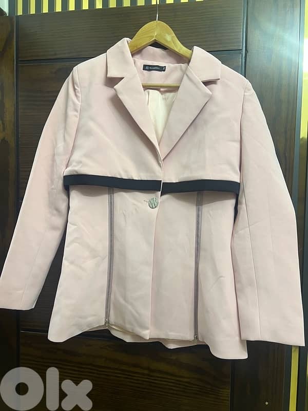 elegant pink jacket 2