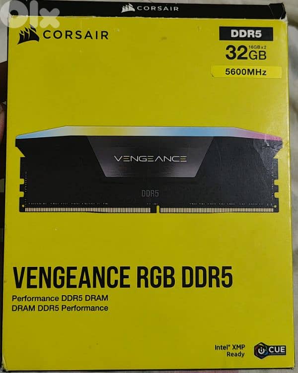 Corsair vengeance RGB Ram 2x16 ddr5 5600mhz 1