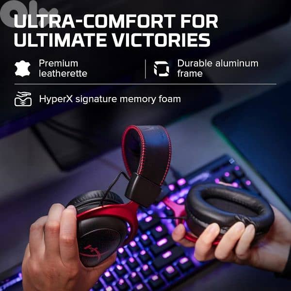 HyperX Cloud II Gaming Headset – Red 3