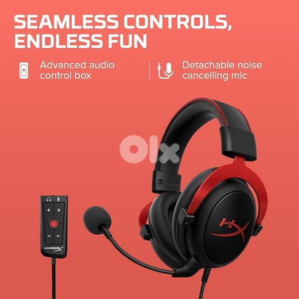 HyperX Cloud II Gaming Headset – Red 4