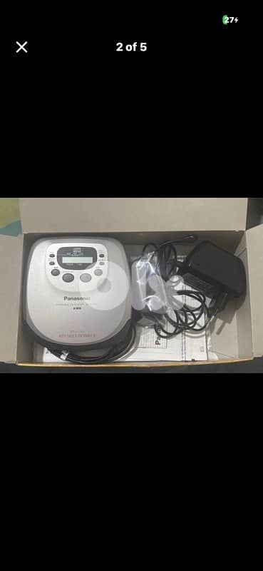 Rare Panasonic SL-SX300 Portable CD Player-Mint & Complete in Box CIB 1