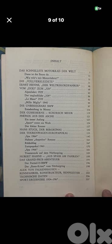 Rare 1967 BMW History Book-Sieg in tausend Rennen by Schnitzler-First 8
