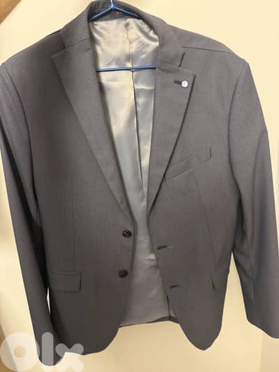 Zara Man Blazer – Medium, EU 48 / US 38, Grey, Good Condition
