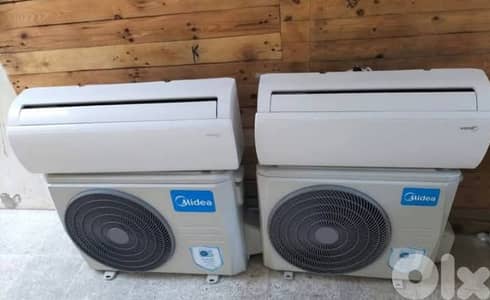 مكيفان ٩ شبه جدد منركب بكل لمناطق ٧١٤٤٣٦١١