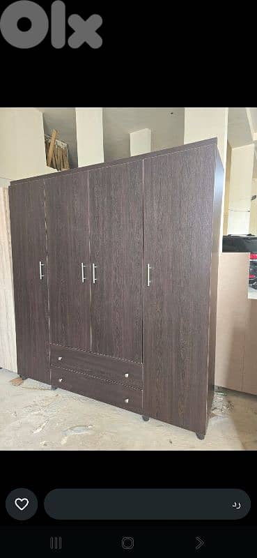 خزانة اربع درف جديد من معمل