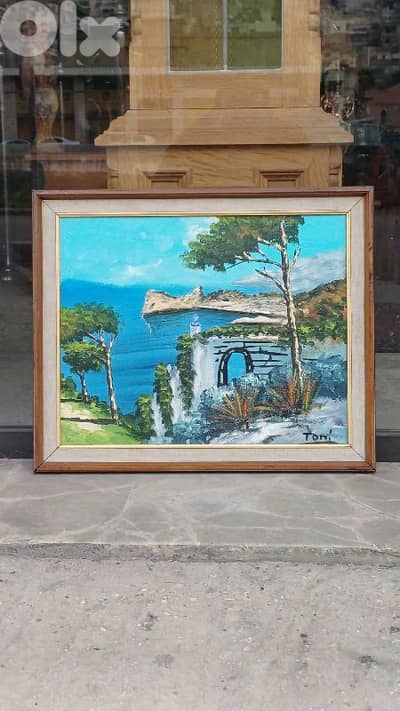 لوحة رسم زيتي اوروبية