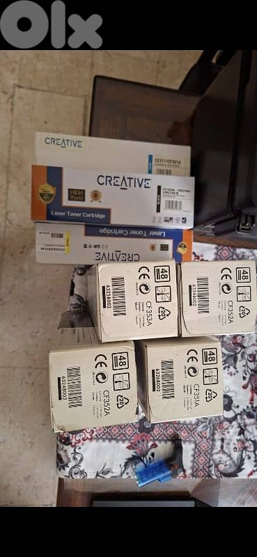 used like new hp printer mfp177fw   4 in 1 wifi,network, duplex 8