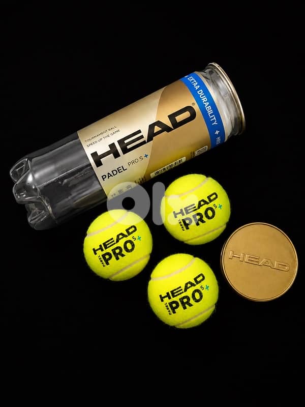 Head 3pack padel/tennis balls. 1