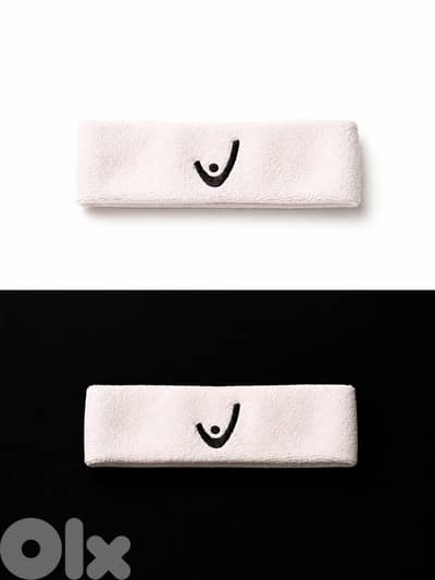 Head headband and wristband.