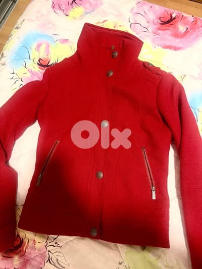 Bershka Red Structured Jacket