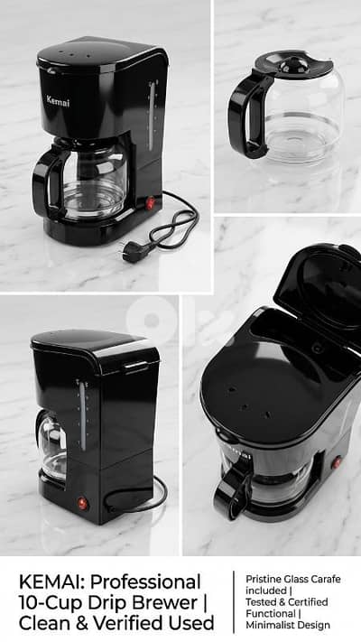 Clean Kemai 10-Cup Coffee Maker | Pristine Condition Like new