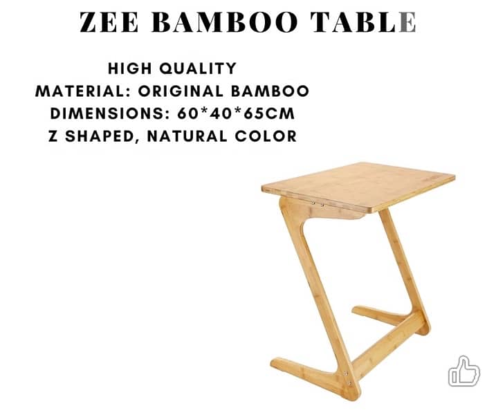Bamboo side table 1