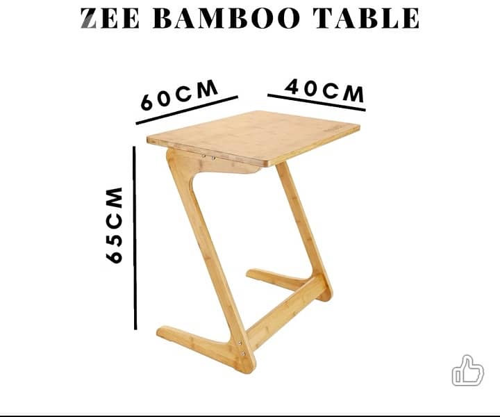 Bamboo side table 2
