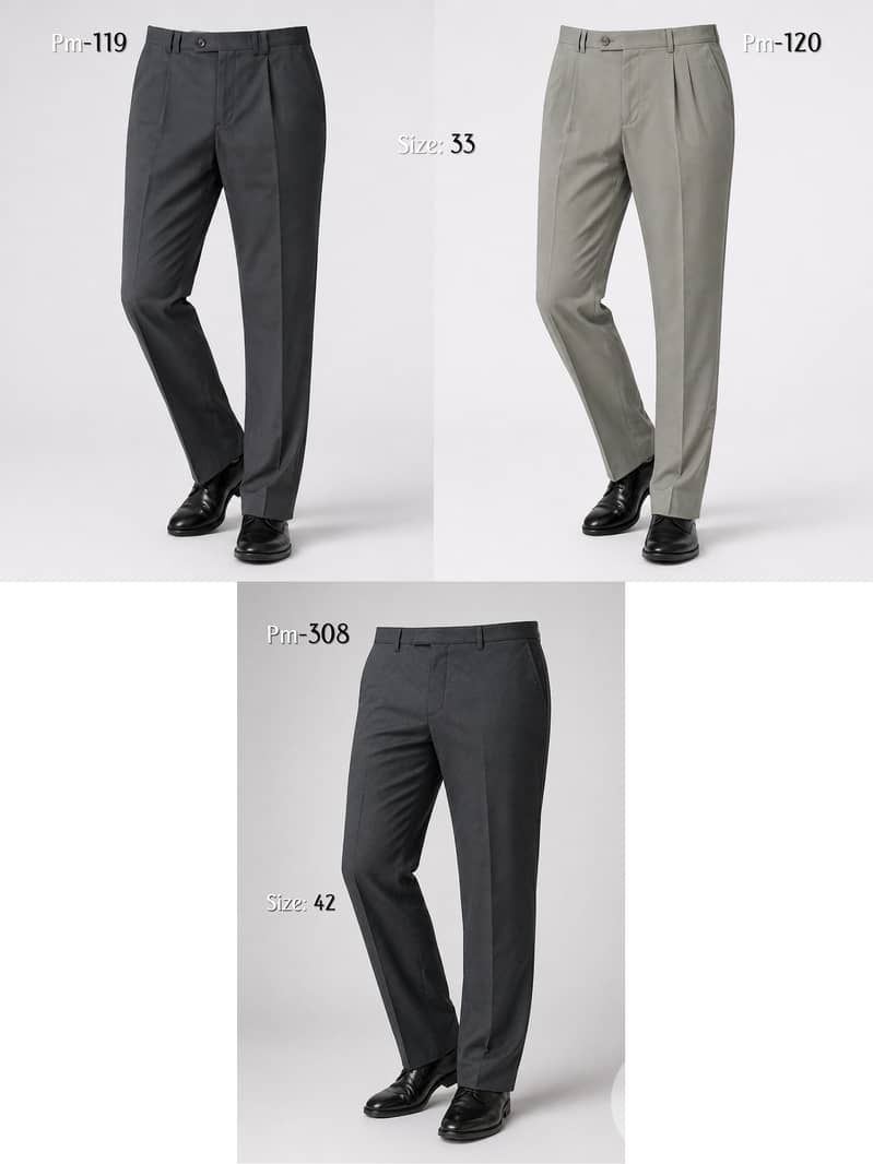 BIG Collection of European Men's Fabric PANTs 16