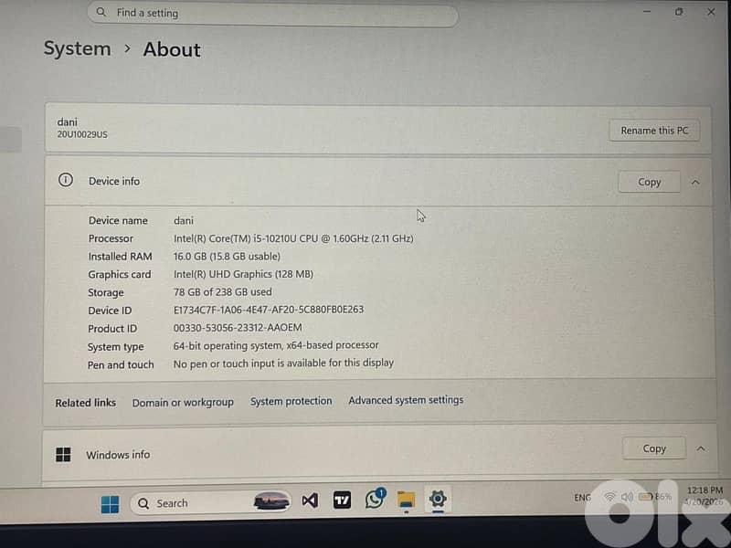Lenovo ThinkPad L14 1