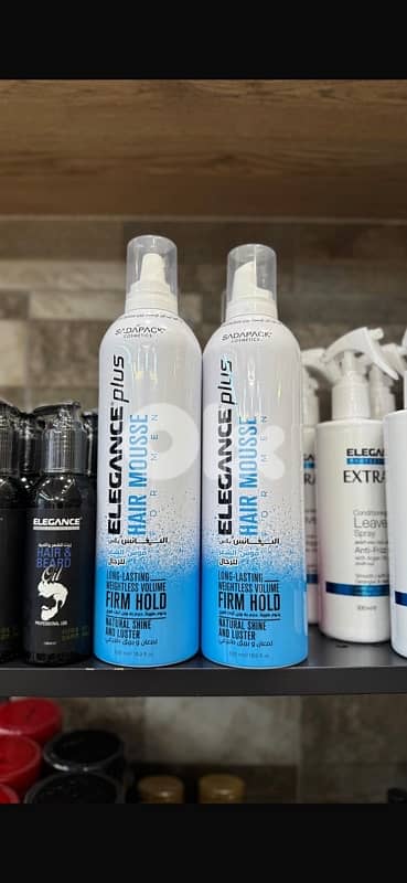 hair styling mousse موس تصفيف الشعر