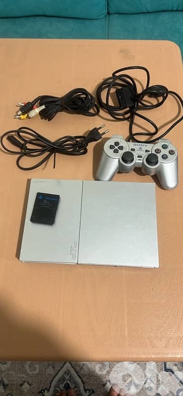 ps2 slim silver