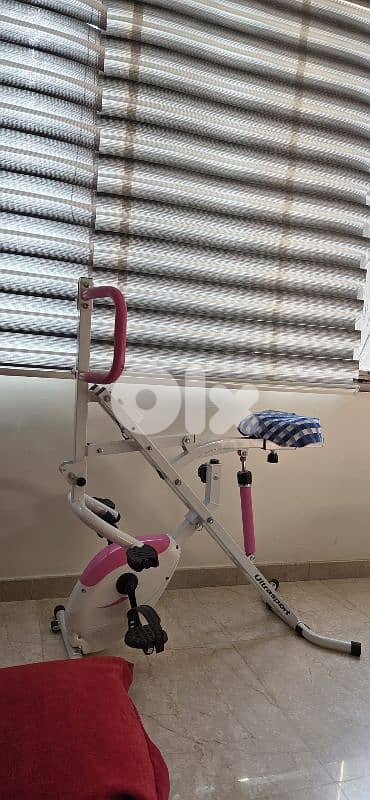 2 in 1 cardio bicycle and rowing machine