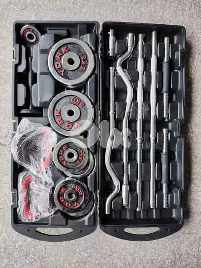 55k dumbbell barbell combo