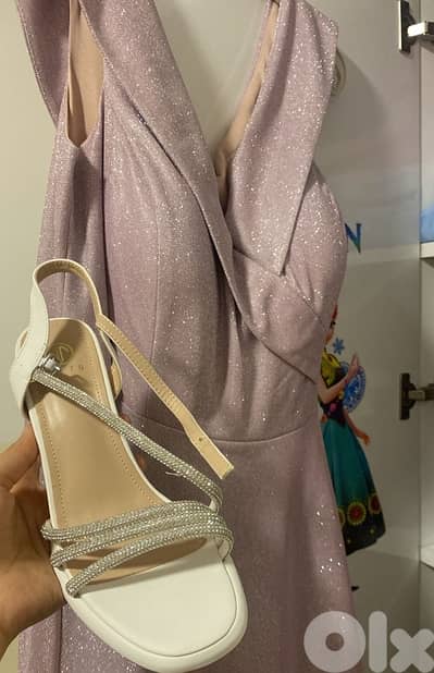 فستان ولا اروع لميع خرج مناسبات وبجنن baby pink