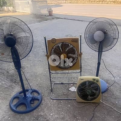 مراوح عدد ٤ شغالين