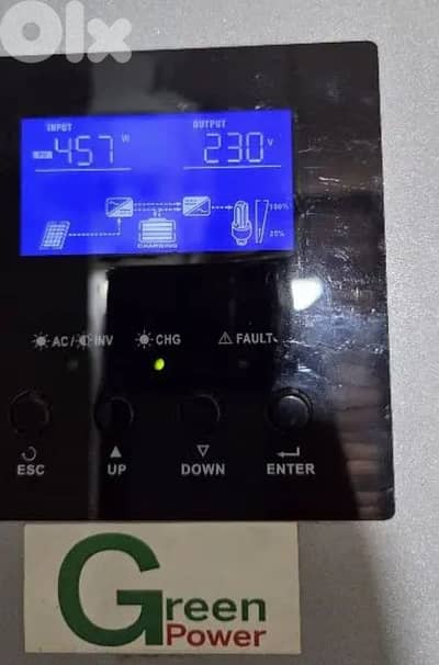 UPS Inverter 5kw + 4 tubular batteries 200AH + 6 solar Panels 535 W