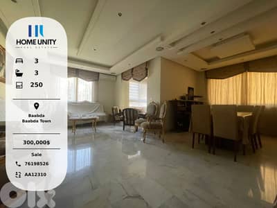 apartment for sale with terrace in Baabda Town, Baabda