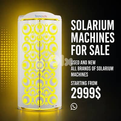 Solarium Machines for Sale New and Used All Brands Available