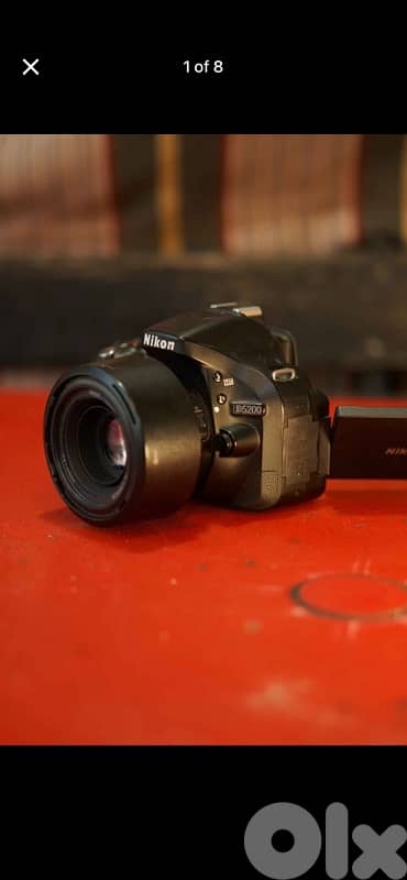 Nikon d5200 with 50mm lens
