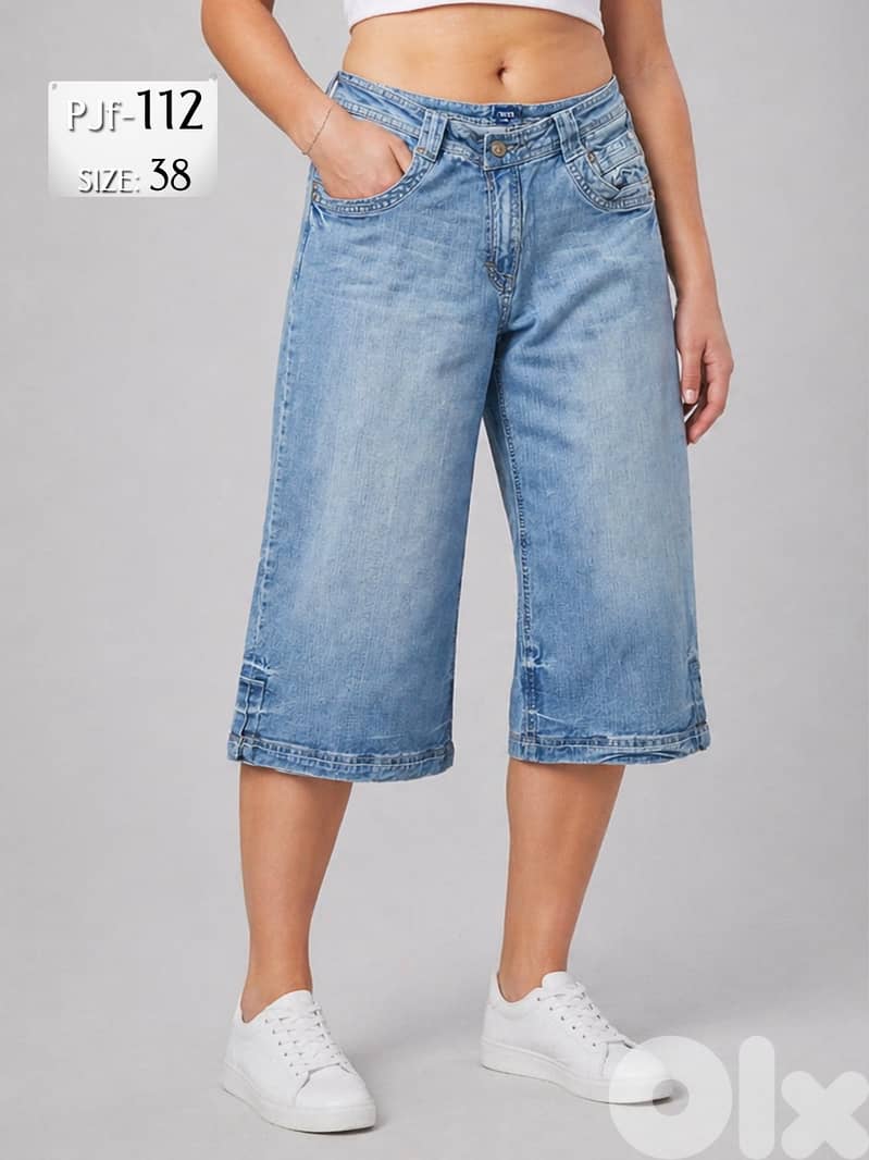 Ladies' Jeans Capri PANTs from European Brands 6