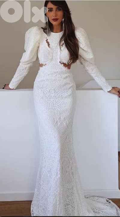 wedding dress vintage inspired size 40 New فستان عرس