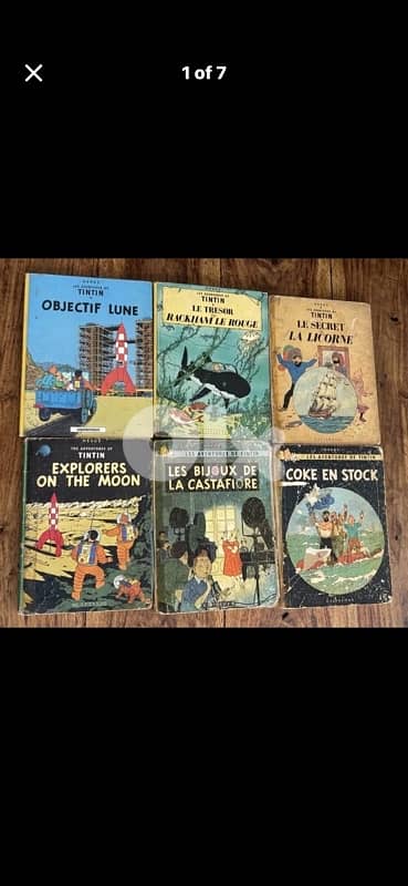 Vintage Tintin Collection 1950s/80s-Rare Early French Casterman Prints