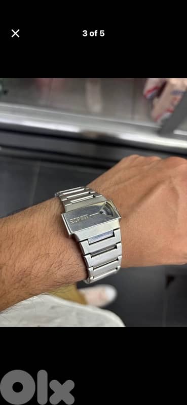 Vintage Authentic ESPRIT 805 JumpHour Watch-Rare Retro-Cyberpunk Style