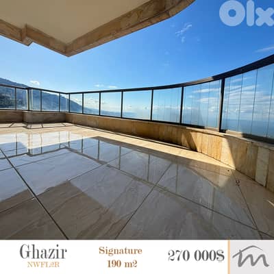 Ghazir | Signature 3 Bedrooms Apart | 3 Balconies | Panoramic Sea View