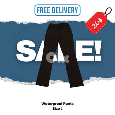 Waterproof Pants Size L