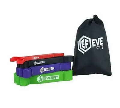 New EVERFIT Elastic Bands Set 4 Pcs