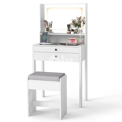 vanity table make up dresser with led light
