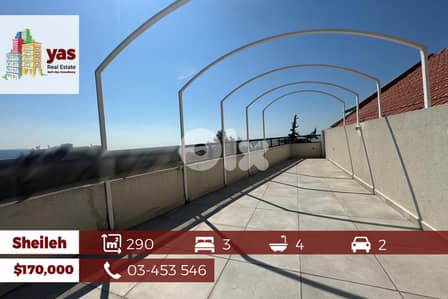 Sheileh 290m2 | Duplex | Terrace | New | Calm Area | TO