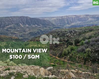 stunning open mountain view, prime area,  Aaqoura/عاقورة REF#RG135501