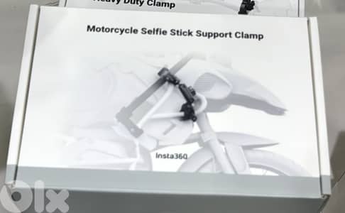 Insta360 Motorcycle Selfie Stick Support Clamp 65$
