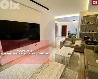 luxurious, balconies, elevator,Ain Al Mraiseh/عين المريسة REF#ZS135506