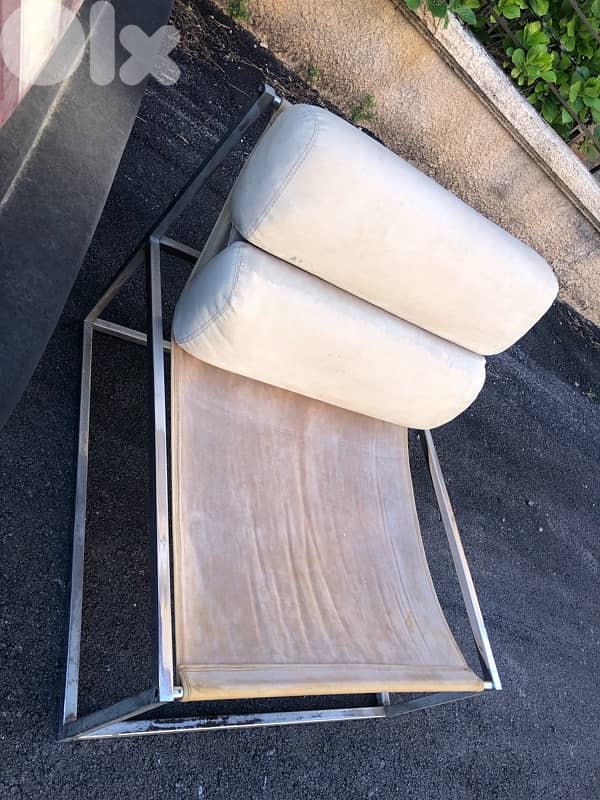 2 vintage chrome chairs, 260$ 1