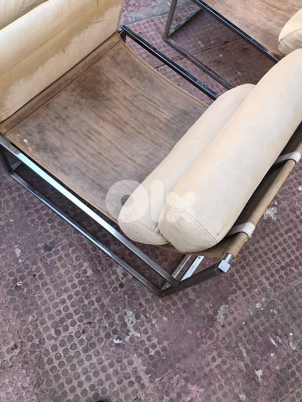 2 vintage chrome chairs, 260$ 6