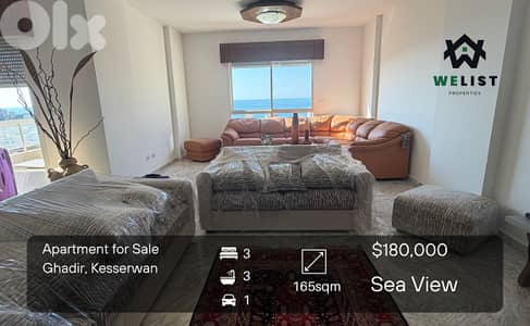 Apartment for sale in Ghadir شقة للبيع في غدير