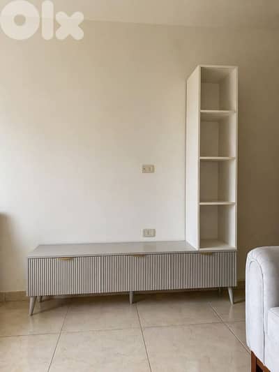 New TV Unit light grey high quality