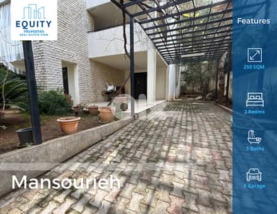 250 SQM Apartment With 250 Terrace For Sale In Mansourieh #HH30951